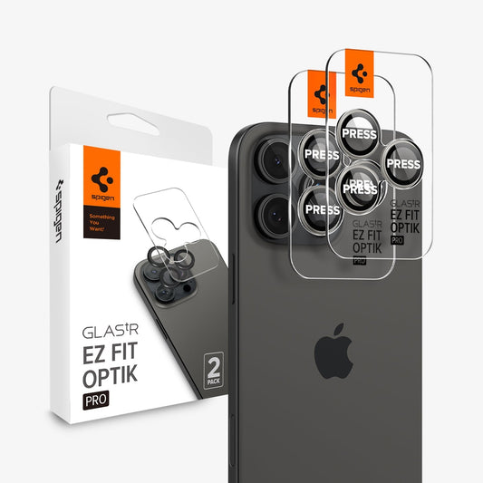 Spigen EZ Fit Optik Pro Tempered Glass Camera Lens Protector Guard for iPhones